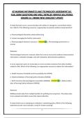 ATI NURSING INFORMATICS AND TECHNOLOGY ASSESSMENT&vert;ACTUAL EXAM QUESTIONS AND WELL DETAILED VERIFIED SOLUTIONS&vert; GRADED A&plus;&vert; BRAND NEW 2026&sol;2027 UPDATE