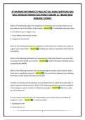 ATI NURSING INFORMATICS EXAM BUNDLE&vert;ACTUAL EXAM QUESTIONS AND WELL DETAILED VERIFIED SOLUTIONS&vert; GRADED A&plus;&vert; BRAND NEW 2026&sol;2027 UPDATE