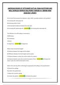 AMERICAN BOARD OF OPTICIANRY&vert;ACTUAL EXAM QUESTIONS AND WELL DETAILED VERIFIED SOLUTIONS&vert; GRADED A&plus;&vert; BRAND NEW 2026&sol;2027 UPDATE