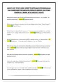 IJCAHPO COT STUDY GUIDE -CERTIFIED OPTHALMIC TECHNICIAN&vert;ACTUAL EXAM QUESTIONS AND WELL DETAILED VERIFIED SOLUTIONS&vert; GRADED A&plus;&vert; BRAND NEW 2026&sol;2027 UPDATE