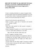 HESI EXIT RN EXAM-756 QA&comma; HESI EXIT RN Exam &NewLine;&lpar;Version 1 to Version 7&rpar; HESI EXIT RN Exam V1- &NewLine;V7&comma; Verified document to secure high score &vert; &NewLine;Latest 2025&sol;2026 