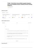 TFM02 - FEL B EXAM Newest 2026 Complete Questions and Correct Detailed Answers &lpar;Verified Answers&rpar; &vert;Already Graded A&plus;