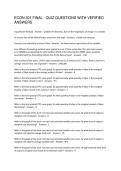 ECON 301 FINAL - QUIZ QUESTIONS WITH VERIFIED ANSWERS