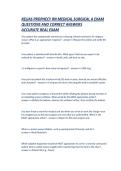Relias Prophecy RN Medical Surgical A Exam Questions and Answers &vert; Complete Nursing Study Guide