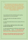 ATI Capstone Fundamentals Practice Questions and Answers Test Bank &vert; Complete Nursing Study Guide