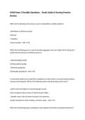N340 Exam 2 Possible Questions &ndash; Study Guide & Nursing Practice Review