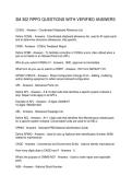 3M 302 RPPO QUESTIONS WITH VERIFIED ANSWERS