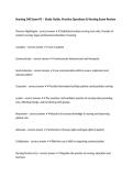 Nursing 340 Exam &num;1 &ndash; Study Guide&comma; Practice Questions & Nursing Exam Review