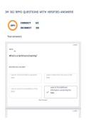 3M 302 RPPO QUESTIONS WITH VERIFIED ANSWERS