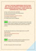 LS RETAIL CF-300 EXAM COMPREHENSIVE PRACTICE EXAM &NewLine;2026 &vert; ACTUAL AND CURRENTLY TESTING QUESTIONS WITH &NewLine;VERIFIED ANSWERS AND RATIONALES &vert; EXPERT VERIFIED FOR &NewLine;GUARANTEED PASS &vert; LATEST UPDATE