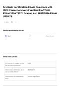 3cx Basic certification EXAM Questions with 100&percnt; Correct Answers &vert; Verified &vert;&vert; ACTUAL EXAM 2026 TEST&excl;&excl; Graded A&plus; &vert; 2025&vert;2026 EXAM UPDATE