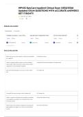 INP402 EpicCare Inpatient Clinical Exam &lpar;2025&sol;2026&rpar; Updated&colon; EXAM QUESTIONS WITH ACCURATE ANSWERS &vert; GET IT RIGHT&excl;&excl;