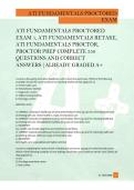ATI Fundamentals Proctored Exam Comprehensive Practice Questions and Verified Answers Complete Proctor Prep Study Guide with 350 Nursing Fundamentals Questions for Exam Success
