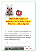 AAPC CPB EXAM COMPLETE PACKAGE DEAL