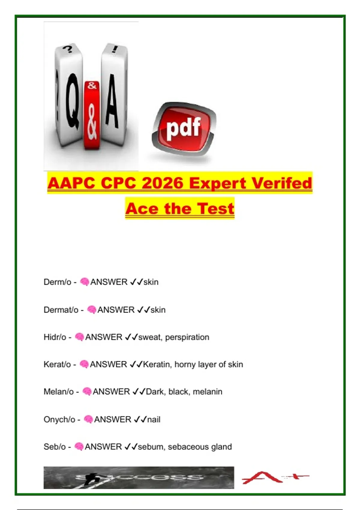 AAPC CPC 2026 | 500+ Medical Terminology & Coding Practice Questions ...