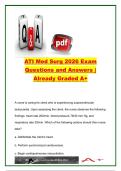ATI Medical-Surgical Nursing 2026 Exam Questions and Answers &vert; ATI Nursing Education &vert; Complete Medical-Surgical Practice Questions with Verified Answers for Exam