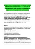 LATEST UPDATE CHAMBERLAIN UNIVERSITY NR283 &NewLine;PATHOPHYSIOLOGY EXAMS 1&comma; 2&comma; 3 & FINAL EXAM &NewLine;COMPREHENSIVE PRACTICE QUESTION BANK &lpar;200 &NewLine;Q&AS WITH HYPER-DETAILED RATIONALES&rpar;