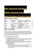 2026&sol;2027 Illinois Nursing Home Administrator &lpar;NHA&rpar; Practice Exam &vert; S-Tier Elite Test Bank &lpar;33&plus; Questions & Mentor Rationales&rpar;