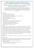 PHYS 165 Module 6 Exam 2026-2027 Questions and Answers Already Graded A&plus;&period; 100&percnt;&NewLine;Verified Solutions &vert; Updated Per Latest Guidelines &vert; Graded A&plus;