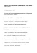Nursing 340 Exam 3 &lpar;Not Everything&rpar; &ndash; Focused Study Guide&comma; Practice Questions & Nursing Review