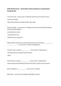 NURS 340 Final Exam &ndash; Study Guide&comma; Practice Questions & Comprehensive Nursing Review