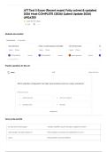 ATT Test 5 Exam &lpar;Recent exam&rpar; Fully solved & updated 2026 Most COMPLETE &lpar;2026&rpar; &lpar;Latest Update 2026&rpar; UPDATE&excl;