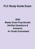 FLC Study Guide Exam&colon; Complete Review Notes&comma; Practice Questions & Exam Prep PDF