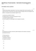 NUR 340 Exam 3 Practice Questions &ndash; Study Guide & Nursing Exam Review