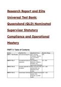 2026&sol;2027 S-Tier QLD Nominated Supervisor Test Bank &vert; ECEC National Law & Compliance Mastery &lpar;19&plus; QA&rpar;