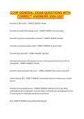 CCHP GENERAL EXAM QUESTIONS WITH CORRECT ANSWERS 2026-2027