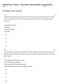 NUR 340 Exam 2 Practice &ndash; Study Guide&comma; Practice Questions & Nursing Review