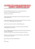 CCI PRACTICE EXAM QUESTIONS WITH CORRECT ANSWERS 2026-2027&period;