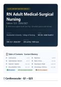 ATI RN Adult Medical-Surgical Nursing Review&colon; 200 NGN Practice Questions with Rationales