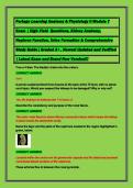 Portage Learning Anatomy & Physiology II Module 7 &NewLine;Exam &vert; High-Yield  Questions&comma; Kidney Anatomy&comma; &NewLine;Nephron Function&comma; Urine Formation & Comprehensive &NewLine;Study Guide&vert; Graded A&plus; &comma; Newest Updated and Verified &NewLine;&vert; Latest Exam and Brand New Version&excl;&excl;&excl; &NewLine;