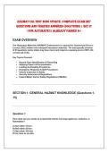 HAZMAT CDL TEST 2026 UPDATE &vert;COMPLETE EXAM SET&NewLine;QUESTIONS AND VERIFIED ANSWERS &lpar;SOLUTIONS&rpar; &vert; GET IT&NewLine;100&percnt; ACCURATE&excl;&excl;&vert; ALREADY PASSED A&plus; 