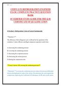 FDNY Z-51 REFRIGERATION ENGINEER EXAM &vert; 150&plus; Practice Q&A with Verified Answers &vert; Q-01 Certificate of Qualification