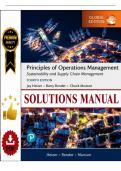 Solutions Manual for Principles of Operations Management&comma; Global Edition&comma; 12th Edition &lpar;Heizer&comma; Render & Munson&comma; 2023&rpar; &vert; All Chapters 1&ndash;17 Covered