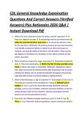CDL General Knowledge Examination &NewLine;Questions And Correct Answers &lpar;Verified &NewLine;Answers&rpar; Plus Rationales 2026 Q&A &vert; &NewLine;Instant Download Pdf 