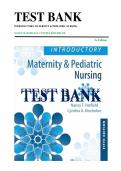 Test Bank for Introductory Maternity & Pediatric Nursing&comma; 5th Edition by Nancy Hatfield & Cynthia Kincheloe &vert; Complete Chapters &vert; Verified Answers