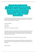 HESI Medical-Surgical Nursing Exam &ndash; Practice Questions&comma; Clinical Rationales&comma; and Comprehensive Study Guide