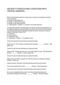 SECURITY FORCES EXAM 3 QUESTIONS WITH VERIFIED ANSWERS