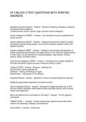 SECURITY FORCES  2 BLOCK 2 TEST QUESTIONS WITH VERIFIED ANSWERS