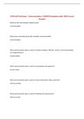 ISTM 630 Final Exam &ndash; Communication &vert; UPDATED Questions with 100&percnt; Correct Answers