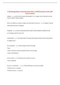 IT 223 &lpar;George Mason University&rpar; Study Guide &vert; UPDATED Questions with 100&percnt; Correct Answers