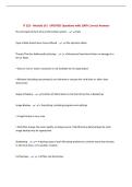 IT 223 - Module 10 &vert; UPDATED Questions with 100&percnt; Correct Answers&NewLine;