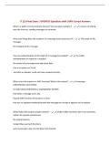 IT 223 Final Exam &vert; UPDATED Questions with 100&percnt; Correct Answers&NewLine;