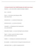 IT 223 Exam &num;1 Guide for Final &vert; UPDATED Questions with 100&percnt; Correct Answers&NewLine;