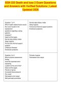 BSN 225 Death and loss 2 Exam Questions&NewLine;and Answers with Verified Solutions &vert; Latest&NewLine;Updated 2026