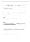 ITE ACCESS TEST &vert; UPDATED Questions with 100&percnt; Correct Answers&NewLine;