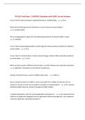 ITN 262 Final Exam &vert; UPDATED Questions with 100&percnt; Correct Answers&NewLine;